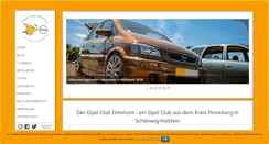 Desktop Screenshot of opel-club-elmshorn.de